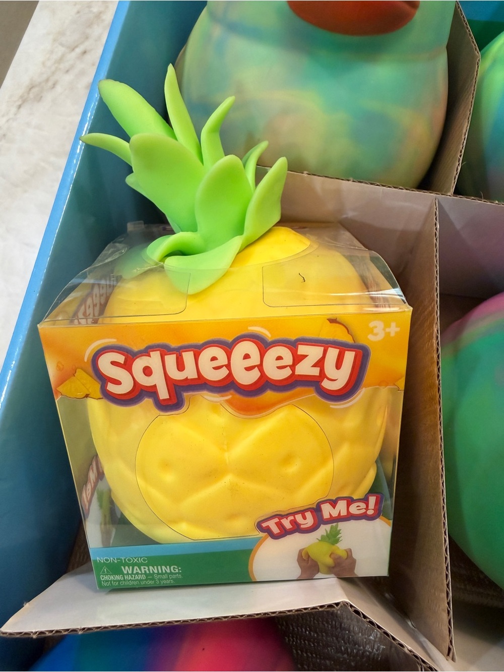 Pineapple Squishy Toy - Yellow